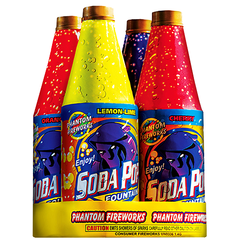 Soda Pop Fountain - 4 PC - BUY ONE GET ONE FREE!