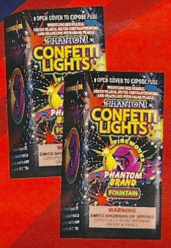 Confetti Lights Fountain - BUY ONE GET ONE FREE!